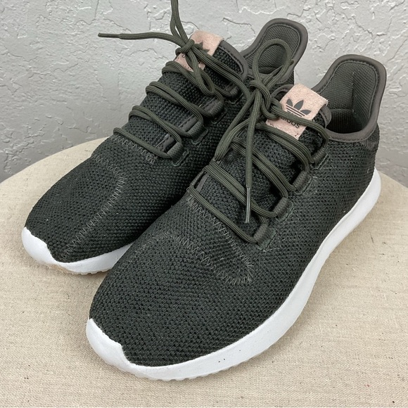 Women’s Adidas Tubular Shadow Tennis Shoe Mystery Green Comfort Size 8.5 - Picture 1 of 10